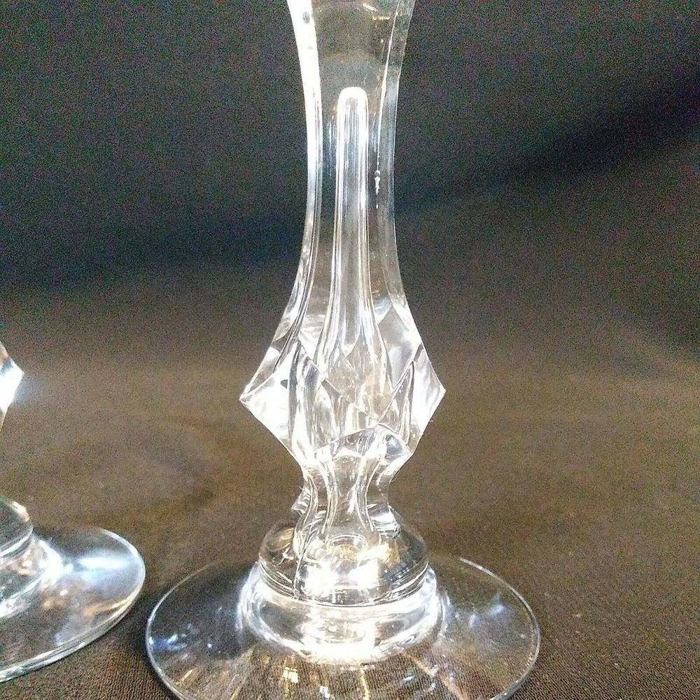 2 Tiffin Franciscan Air Bubble Stem Glasses. - Picture 2 of 12